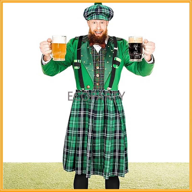 St. Patricks Day Costume Set G - Sock Garter Men 评论和价格