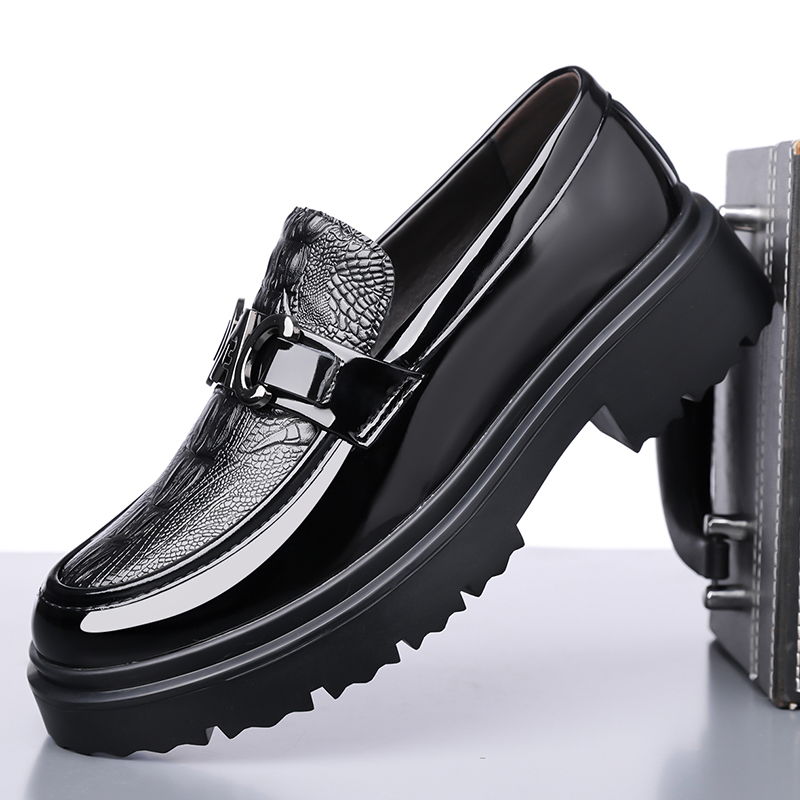 Men Leather Shoes Spring Briti - Formal Men Daily Wear Footwear 评论和价格