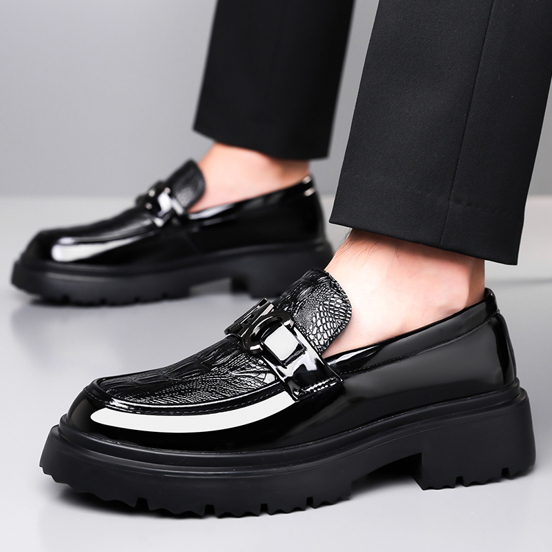 Men Leather Shoes Spring Briti - Formal Men Daily Wear Footwear 评论和价格