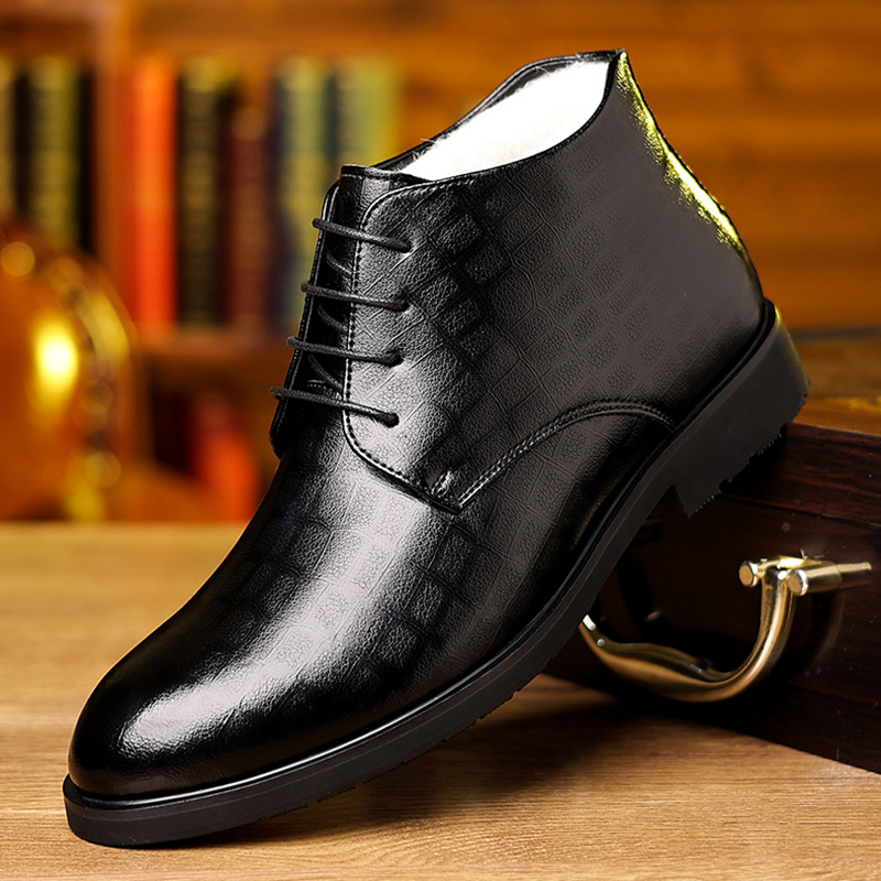 Men's British Style 2025 Winte - Men Formal Wear With Boots 评论和价格