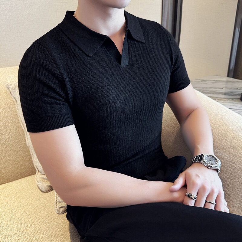 Men's Slim Fit Polo Collar Jac - Men Formal Wear Modern 评论和价格