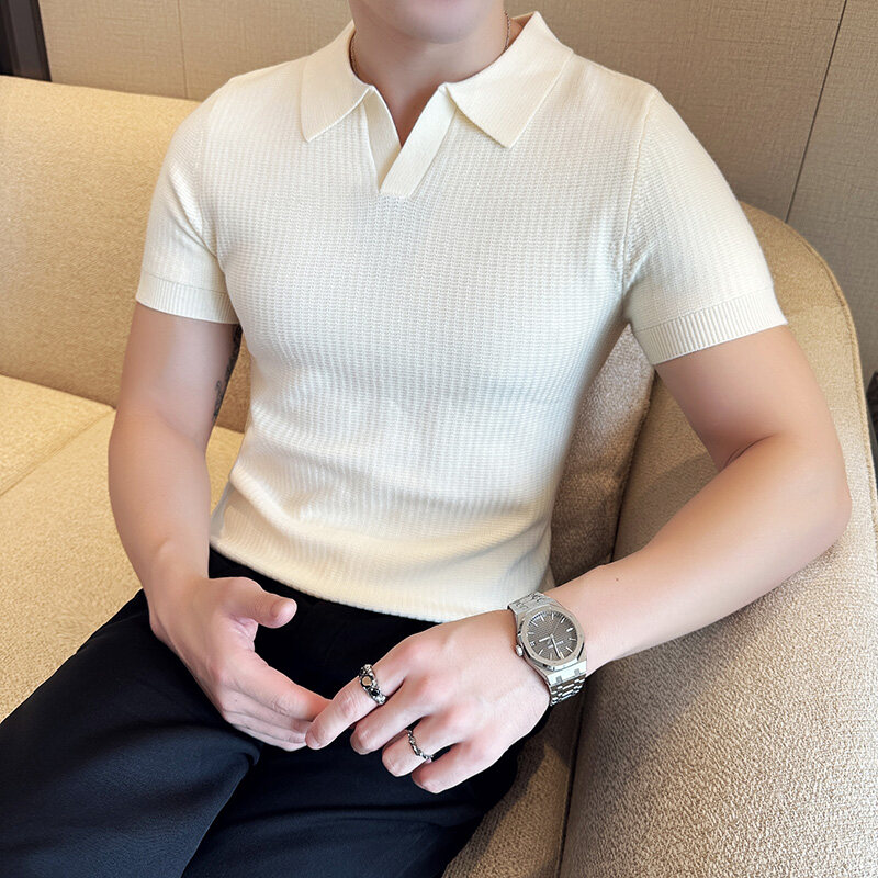 Men's Slim Fit Polo Collar Jac - Men Formal Wear Modern 评论和价格